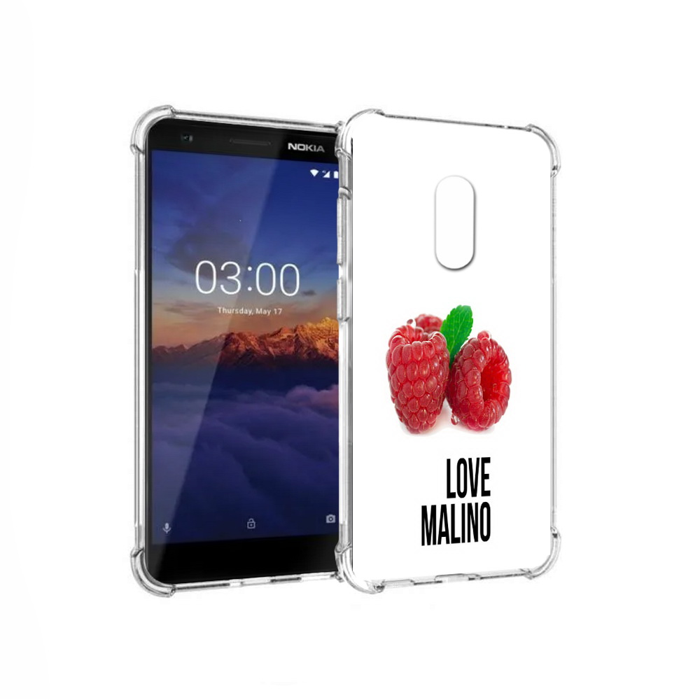 

Чехол MyPads Tocco для Nokia 3.1 Бренд лове малино (PT114125.119.36), Прозрачный, Tocco