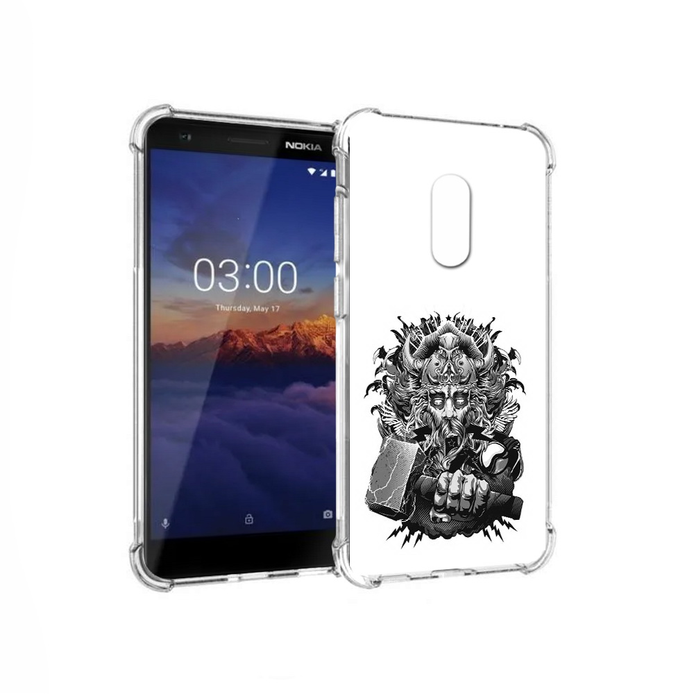 

Чехол MyPads Tocco для Nokia 3.1 злой тор (PT114125.119.363), Прозрачный, Tocco