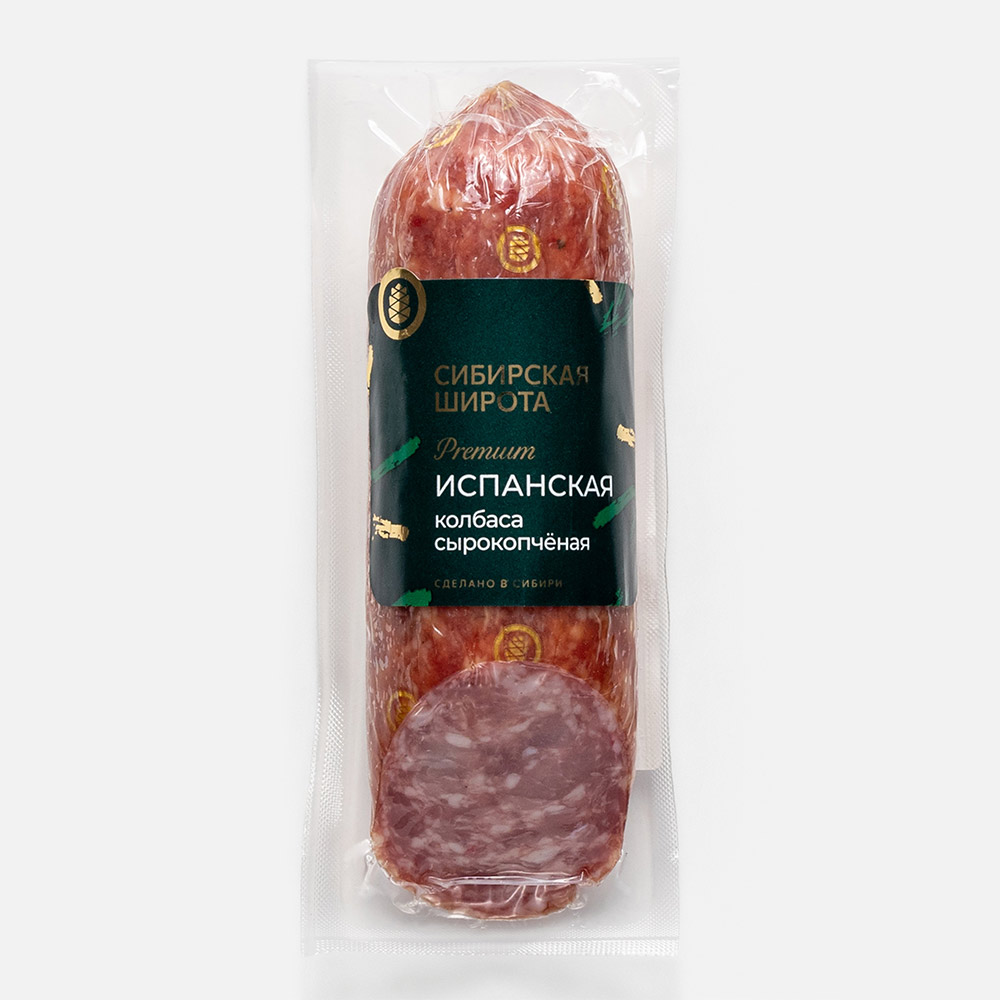 

Колбаса Торговая площадь Сибириская широта Испанская, сырокопчёная, 270 г