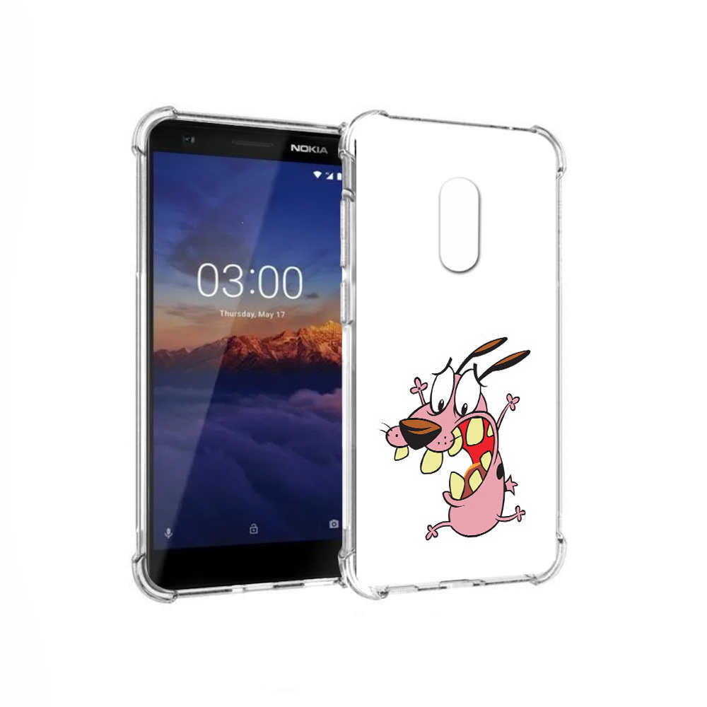 

Чехол MyPads Tocco для Nokia 3.1 зубастый бобик (PT114125.119.371), Прозрачный, Tocco