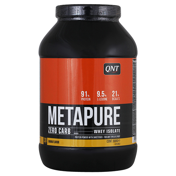 фото Qnt metapure zero carb, 908 г, вкус: банан