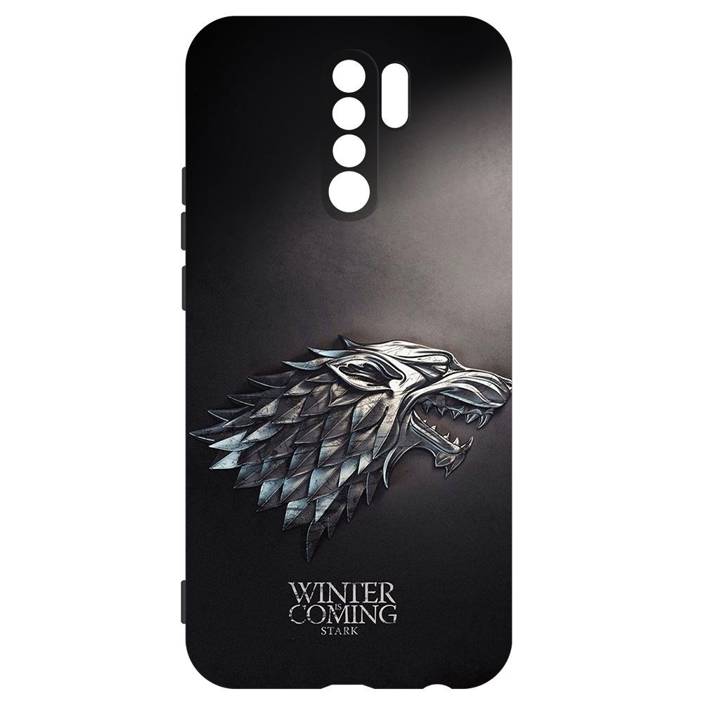 

Чехол-накладка Krutoff Soft Case Игра Престолов. Зима Близко для Xiaomi Redmi 9 черный