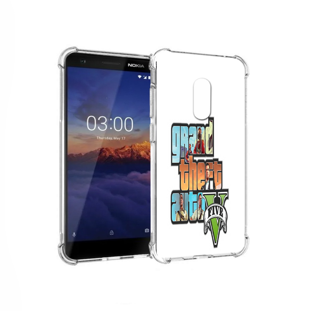 

Чехол MyPads Tocco для Nokia 3.1 игра гта (PT114125.119.373), Прозрачный, Tocco
