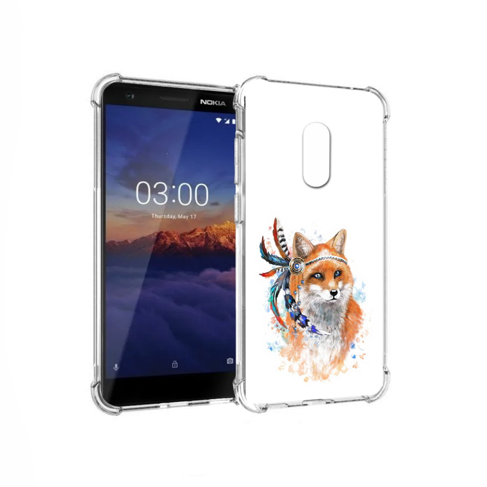 

Чехол MyPads Tocco для Nokia 3.1 инду лиса (PT114125.119.377), Прозрачный, Tocco