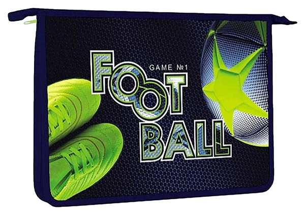 

Папка для тетрадей Hatber Football А4 на молнии 245 х 340 х 40 мм