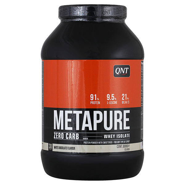 фото Qnt metapure zero carb, 908 г, вкус: белый шоколад