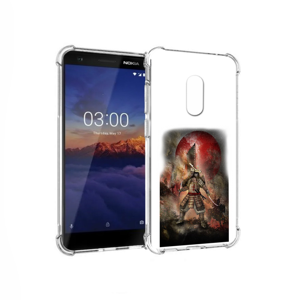 

Чехол MyPads Tocco для Nokia 3.1 китайскийвоин (PT114125.119.388), Прозрачный, Tocco