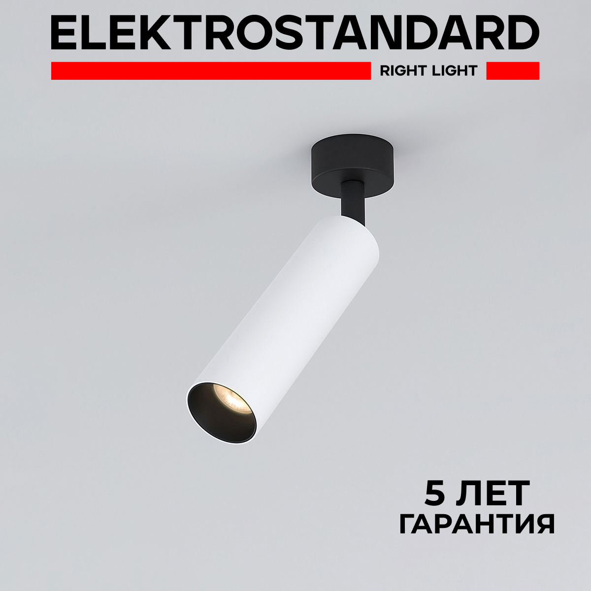 

Накладной светодиодный светильник Elektrostandard Diffe 85239/01 белый/черный 8W 4200 К, Diffe 190923