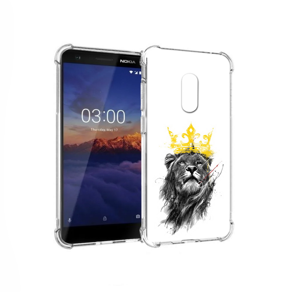 

Чехол MyPads Tocco для Nokia 3.1 король-лев (PT114125.119.391), Прозрачный, Tocco