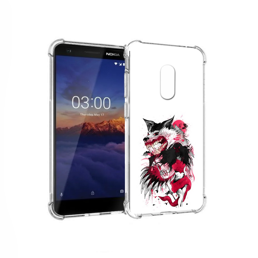

Чехол MyPads Tocco для Nokia 3.1 красная шапочка (PT114125.119.410), Прозрачный, Tocco