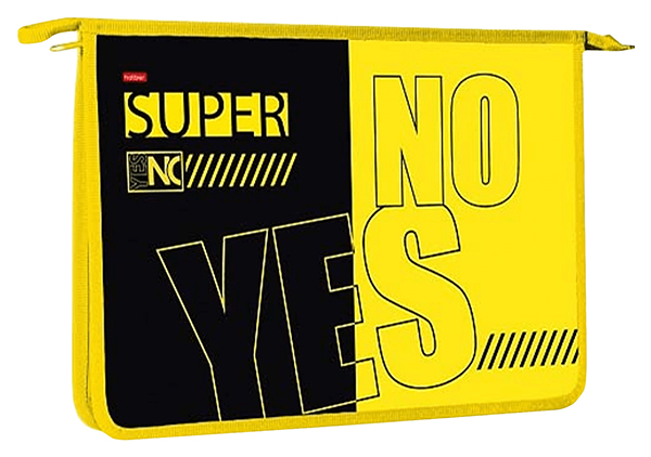 

Папка для тетрадей Hatber Yes no А4 на молнии 245 х 340 х 40 мм
