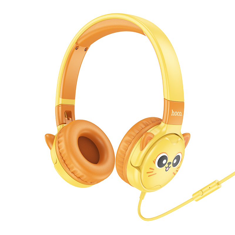 

Проводное наушники Hoco W61 Yellow, W61