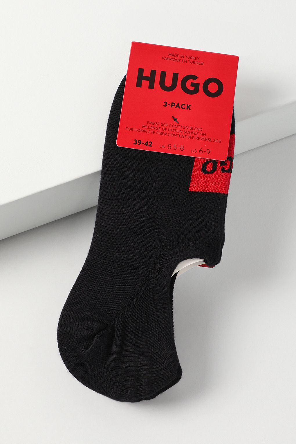 Следки мужские HUGO 50496082 черные 39-42