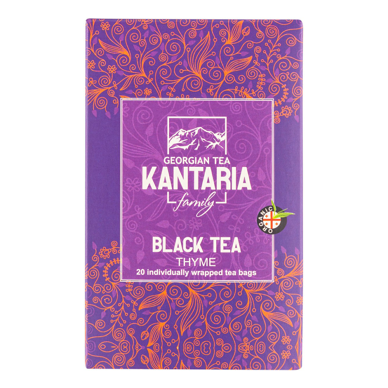 

Чай черный Kantaria с чабрецом в пирамидках 2,5 г x 20 шт