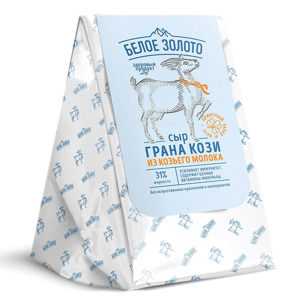 Сыр Грана Кози Белое Золото из козьего молока, 31%, 150 г