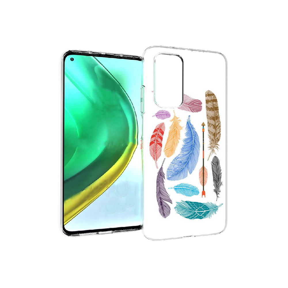 

Чехол MyPads Tocco для Xiaomi Mi 10T Pro разноцветные перья (PT154683.267.572), Прозрачный, Tocco