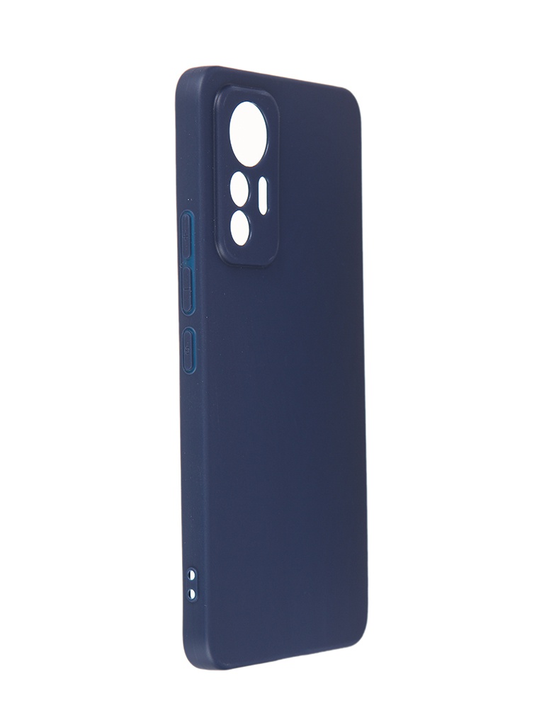 Чехол DF для Xiaomi 12 Lite Silicone Blue xiCase-67