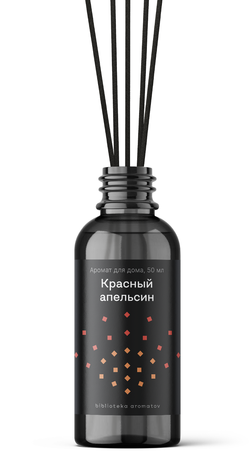 

Аромадиффузор с палочками Красный апельсин Библиотека ароматов 50 мл., Диффузор