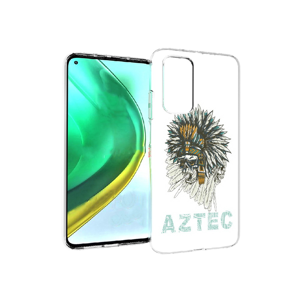

Чехол MyPads Tocco для Xiaomi Mi 10T Pro скелет индеец (PT154683.267.602), Прозрачный, Tocco