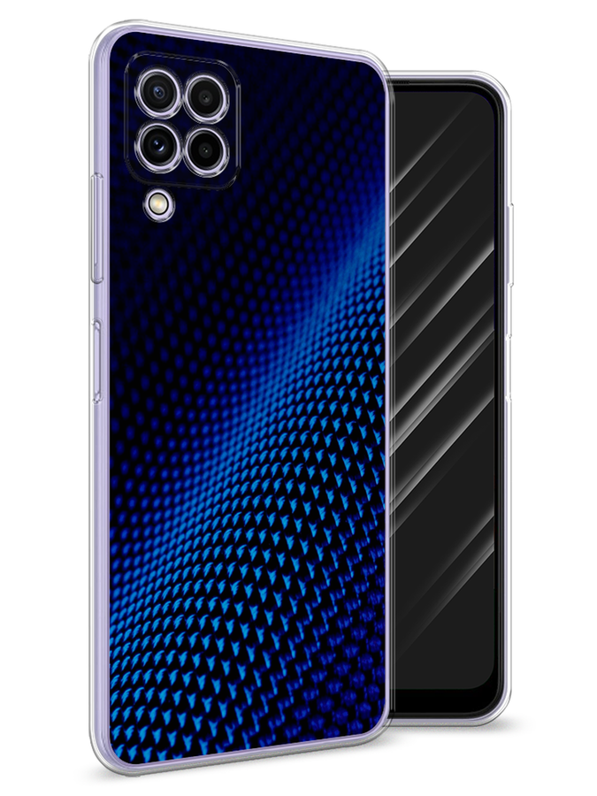 

Чехол Awog на Samsung Galaxy A22 / Самсунг A22 "Синий карбон", Разноцветный, 2103150-3