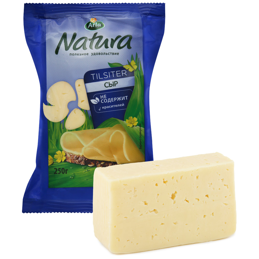 

Сыр полутвердый Arla Natura Тильзитер 45%