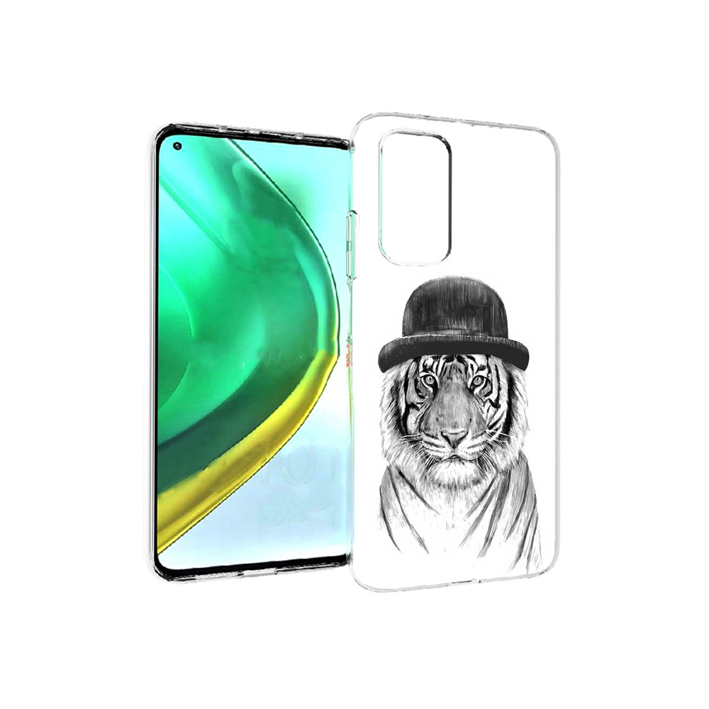 

Чехол MyPads Tocco для Xiaomi Mi 10T Pro тигр британец (PT154683.267.641), Прозрачный, Tocco