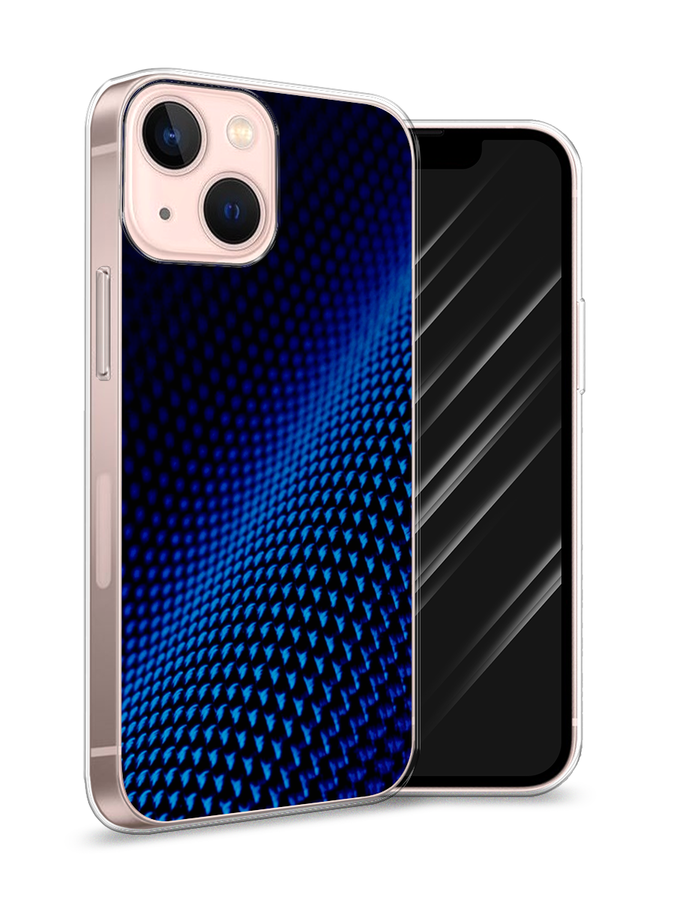

Чехол Awog на Apple iPhone 13 mini / Айфон 13 mini "Синий карбон", Разноцветный, 14150-3
