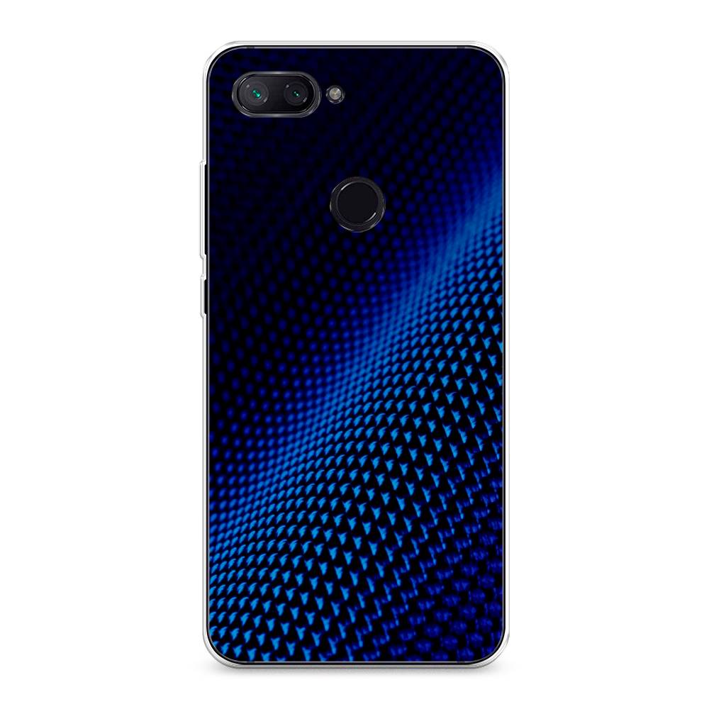 

Чехол Awog на Xiaomi Mi 8 Lite (Youth Edition) "Синий карбон", Разноцветный, 34550-3