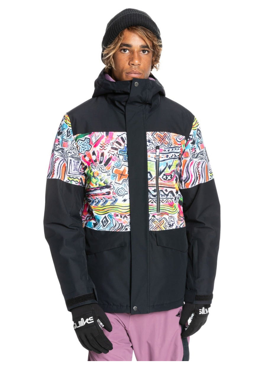 

Куртка Quiksilver Mission, shocking orange quik archives, XS INT, Mission