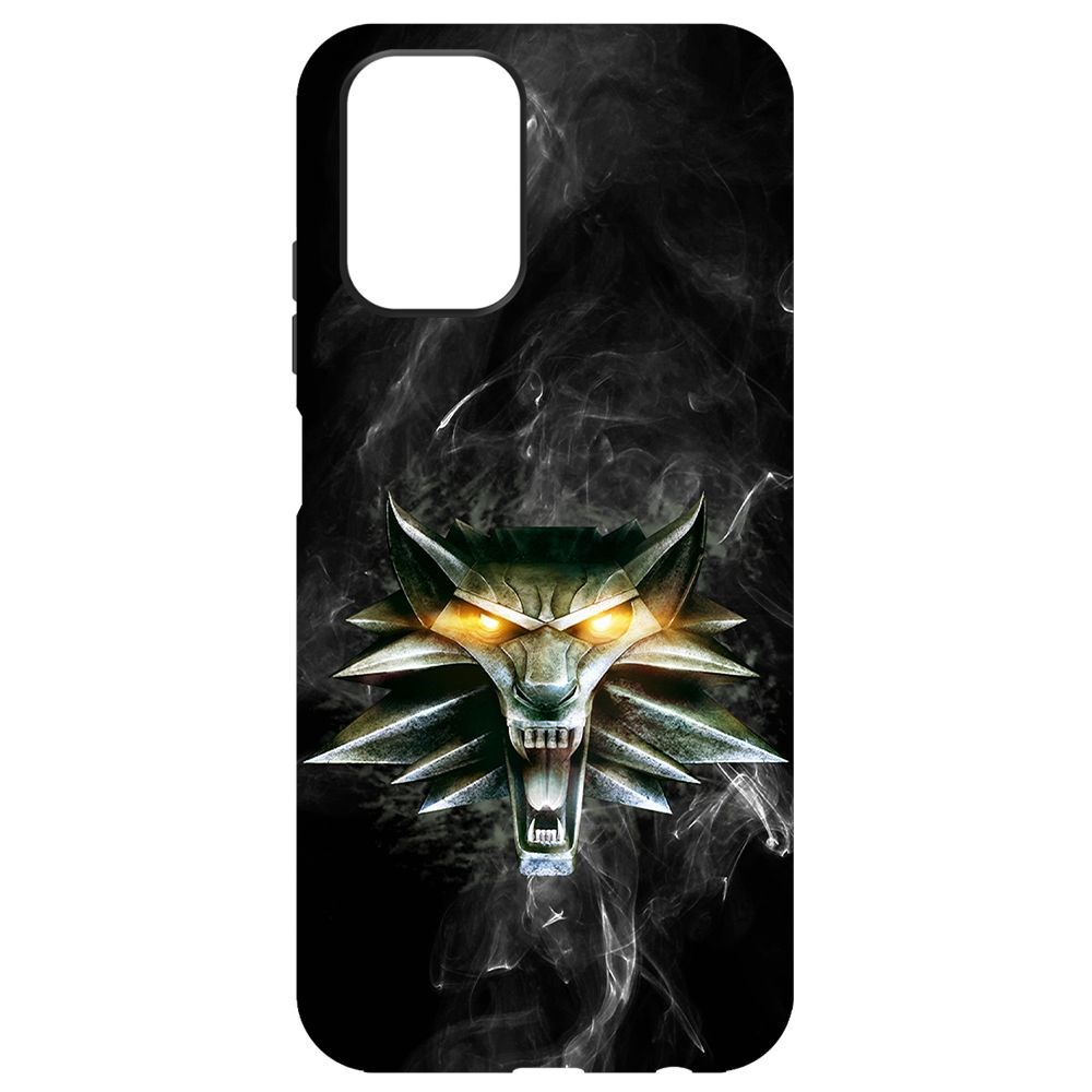 

Чехол-накладка Krutoff Soft Case Ведьмак. Школа Волка для Xiaomi Redmi Note 10 черный