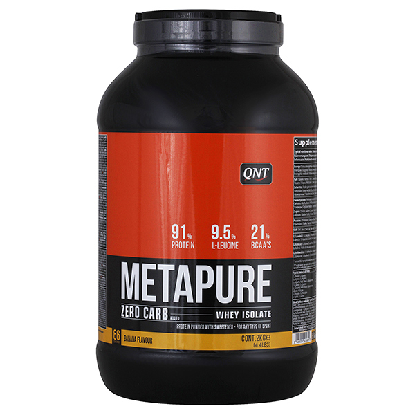 фото Qnt metapure zero carb, 2000 г, вкус: банан