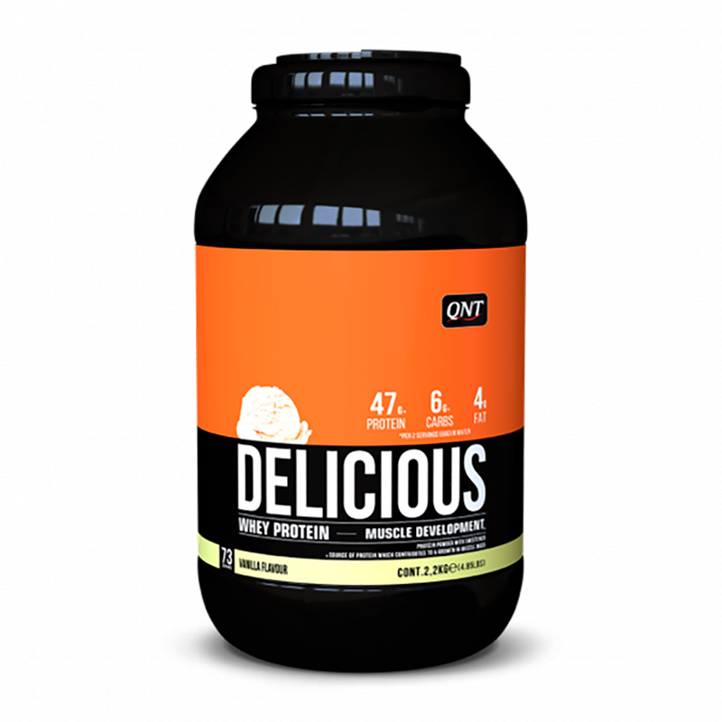 фото Qnt delicious whey protein, 2200 г, вкус: ваниль