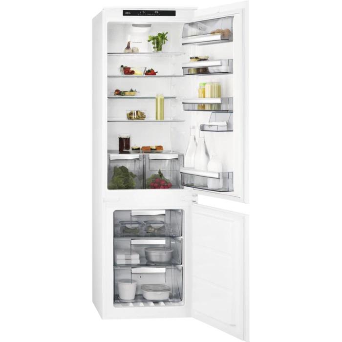 фото Встраиваемый холодильник aeg sce818e6ts белый