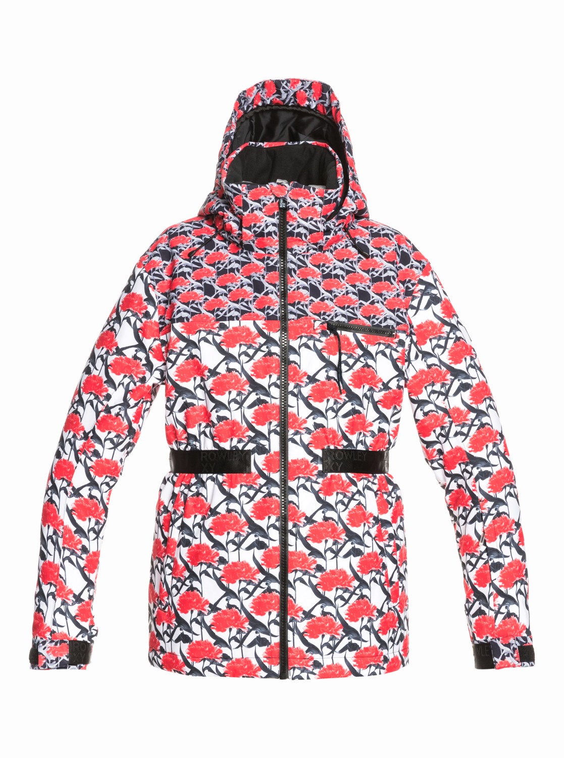 

Куртка Roxy Rowley X, bright white white red, S INT, Rowley X