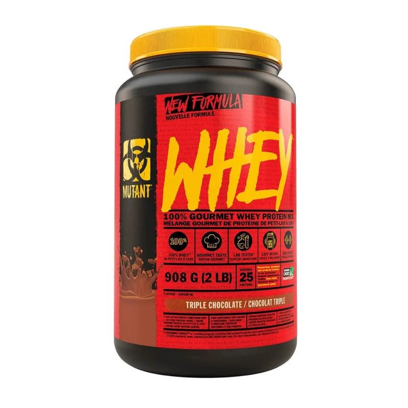 Mutant Whey, 908 г, вкус: тройной шоколад