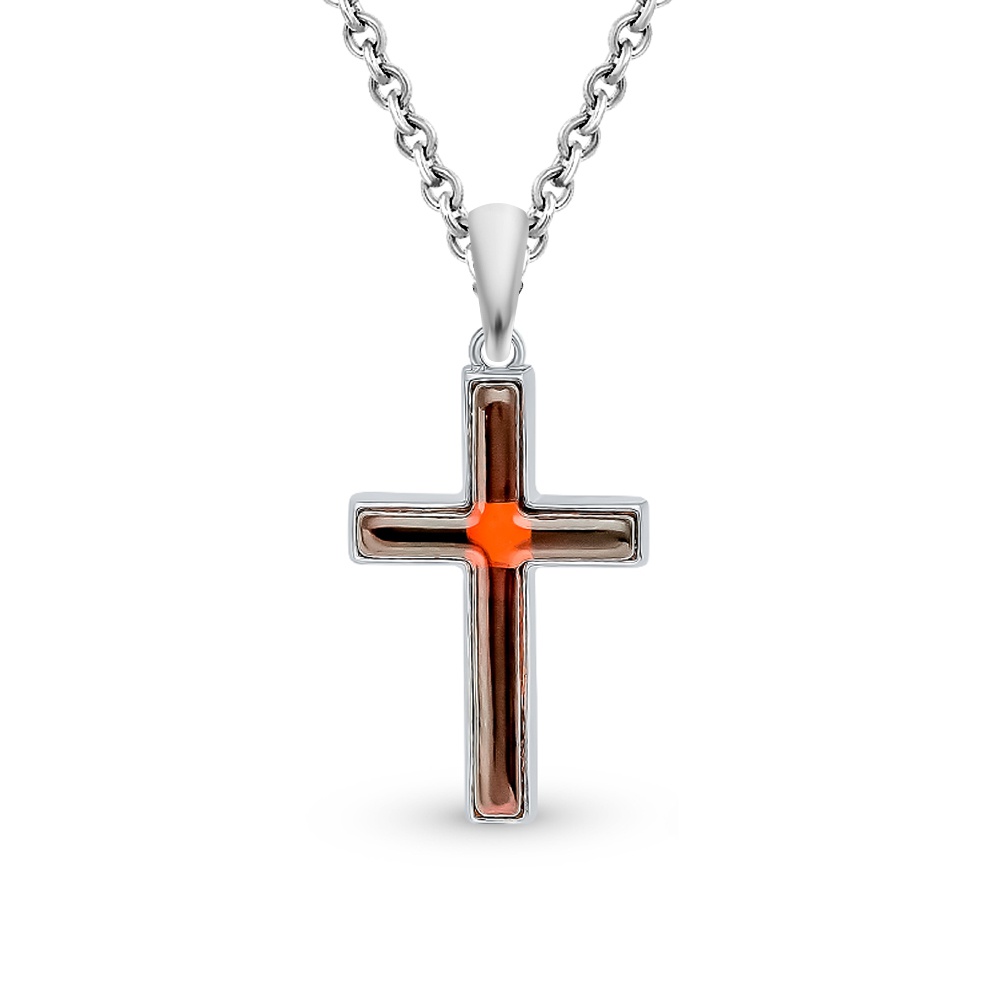 Кулон из серебра с янтарем 585Gold 703006498