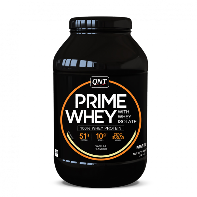 фото Qnt prime whey, 908 г, вкус: ваниль