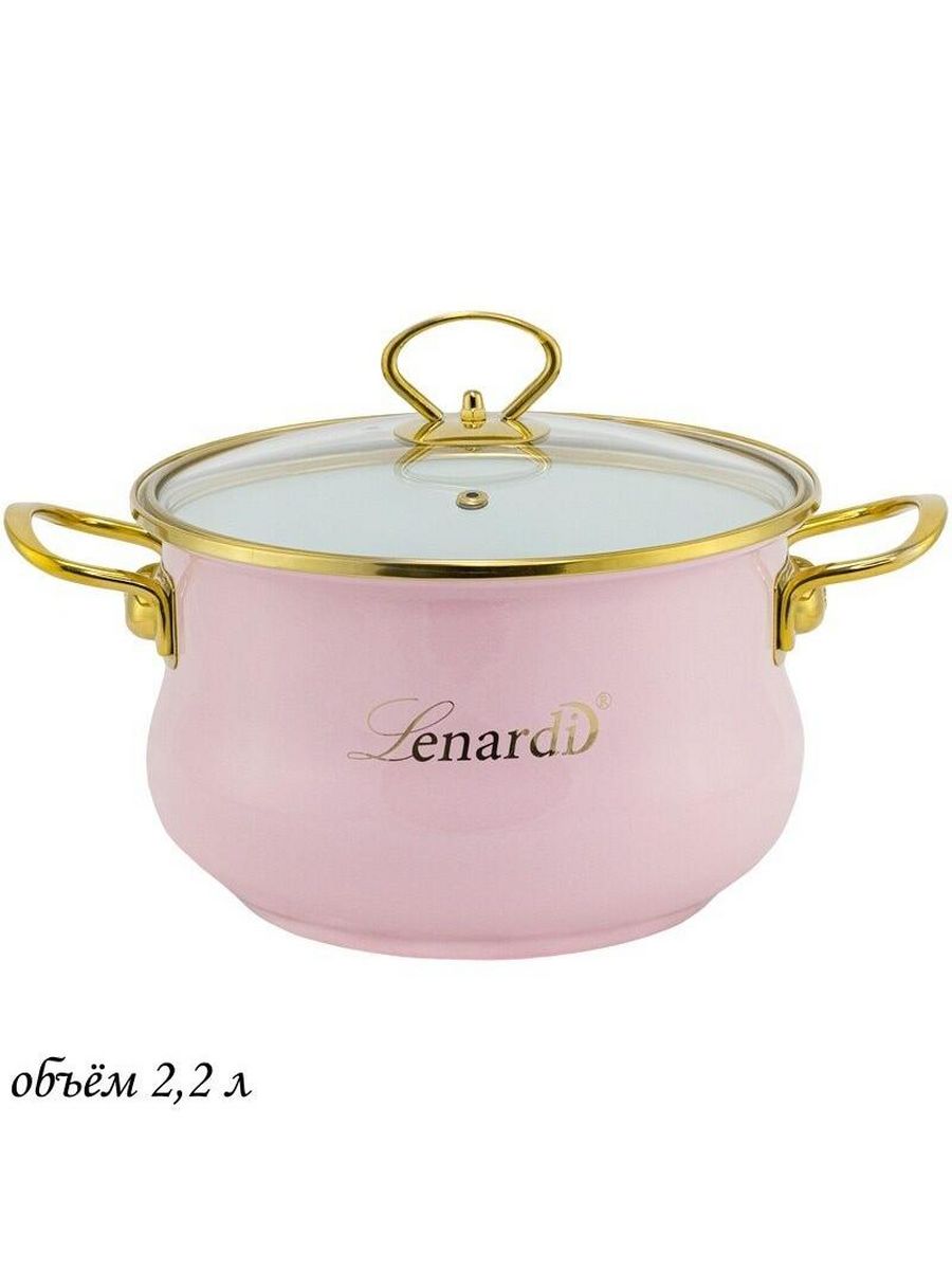 

Кастрюля Lenardi MIGUEL 2,2л с крышкой 18см 1 шт