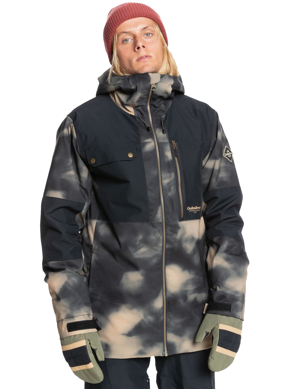 фото Куртка quiksilver tamarack, tannin particular, m int