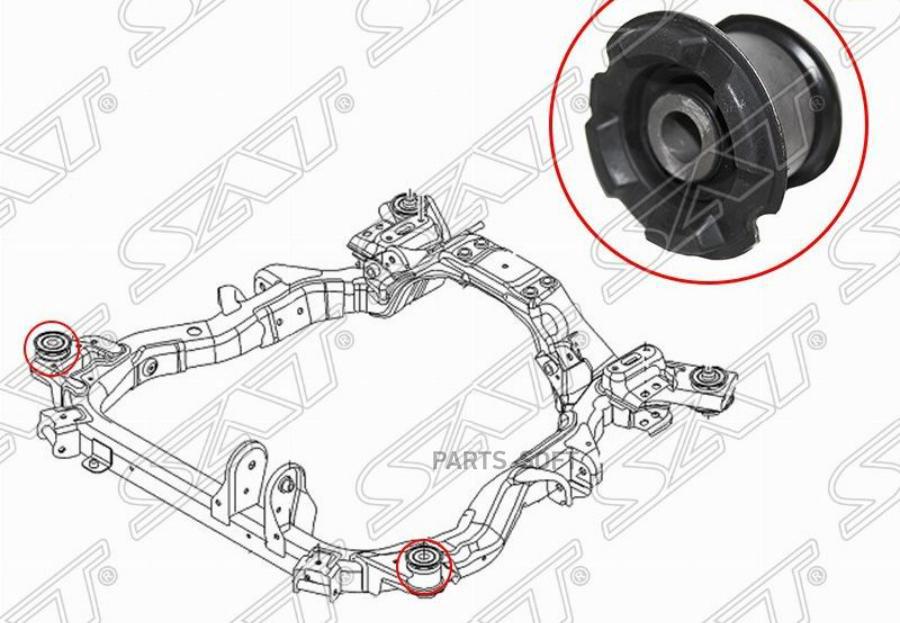 

Сайлентблок Подрамника Передний Chevrolet Captiva /Daewoo Winstorm/Opel Antara 07-