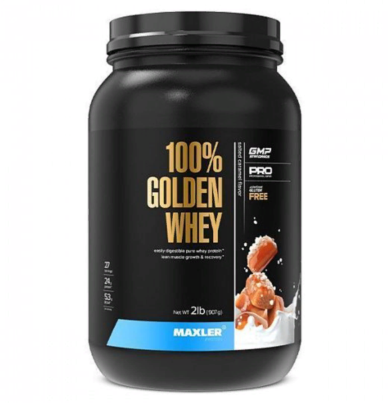 

Maxler Golden Whey, 908 г, вкус: соленая карамель, Golden Whey, 908 г, вкус: соленая карамель