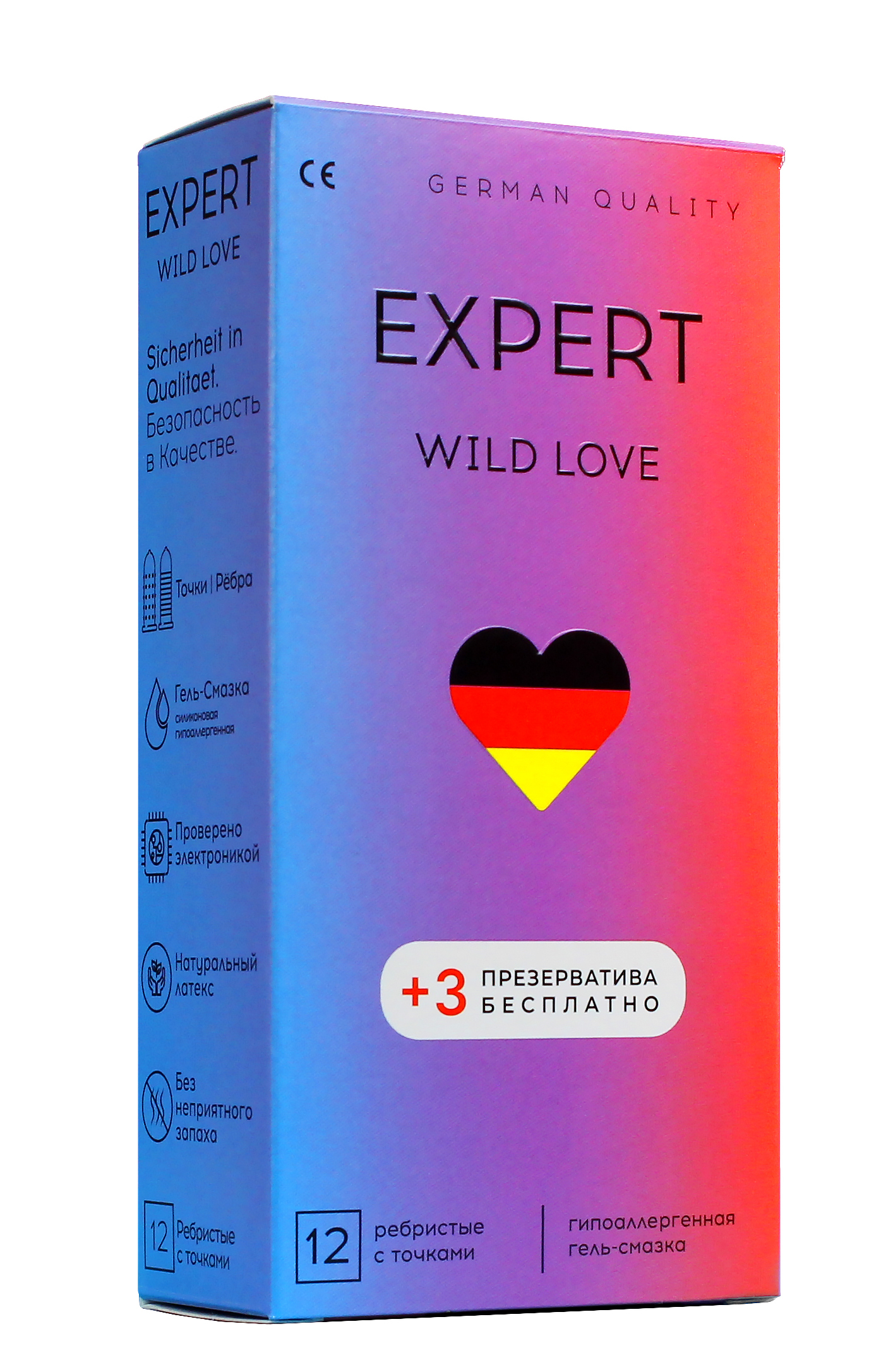 Презервативы EXPERT Wild Love Germany 150 шт.  - купить со скидкой