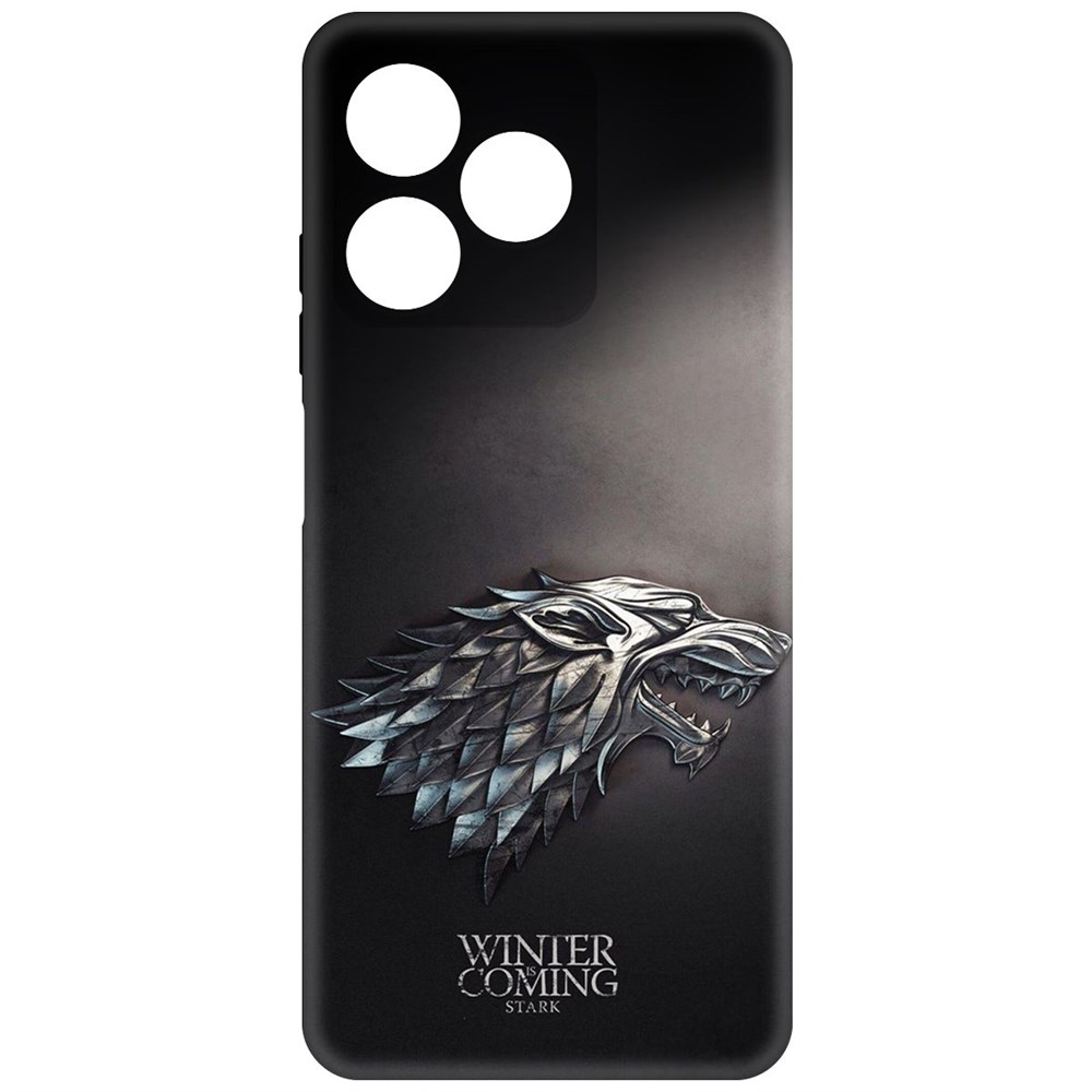 

Чехол-накладка Krutoff Soft Case Игра Престолов. Зима Близко для Realme C51 черный