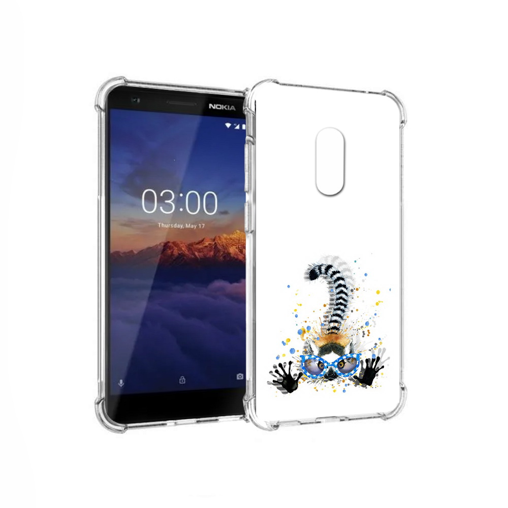 

Чехол MyPads Tocco для Nokia 3.1 лямур (PT114125.119.454), Прозрачный, Tocco