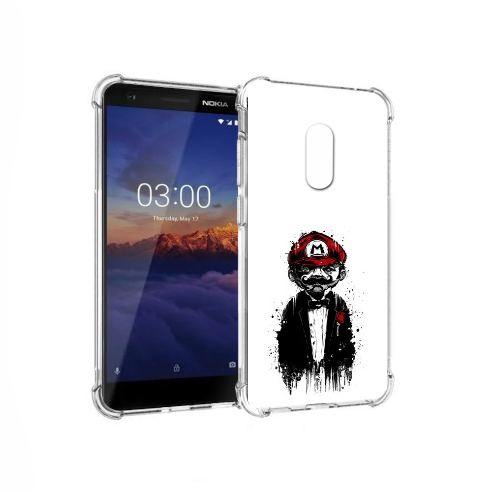 

Чехол MyPads Tocco для Nokia 3.1 марио (PT114125.119.458), Прозрачный, Tocco