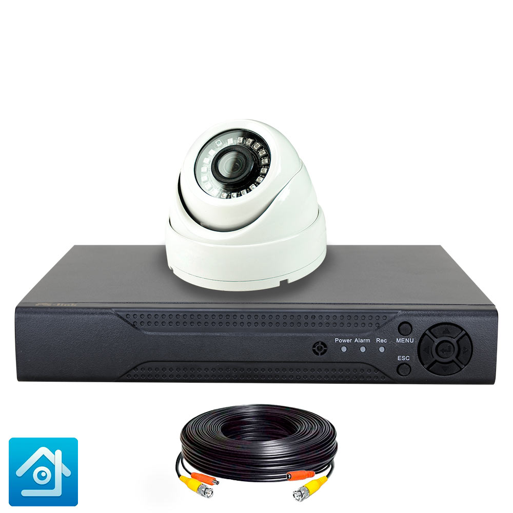 Комплект видеонаблюдения AHD 2Мп Ps-Link KIT-A201HD 1 камера для помещения