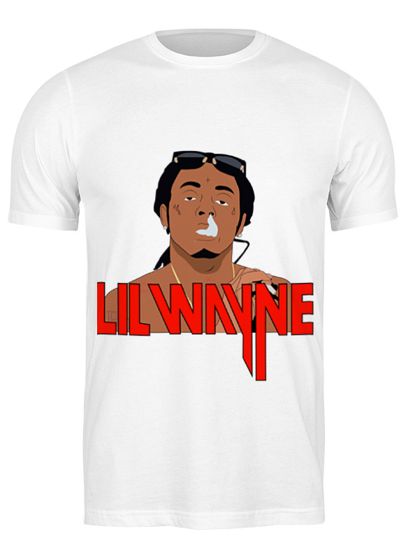 

Футболка мужская Printio Lil wayne белая L, Белый, Lil wayne