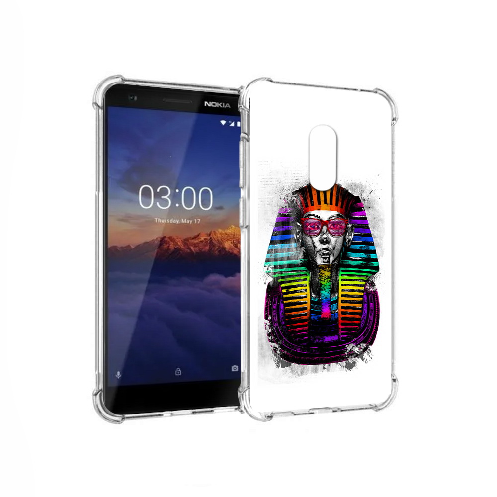 

Чехол MyPads Tocco для Nokia 3.1 модная богиня (PT114125.119.479), Прозрачный, Tocco