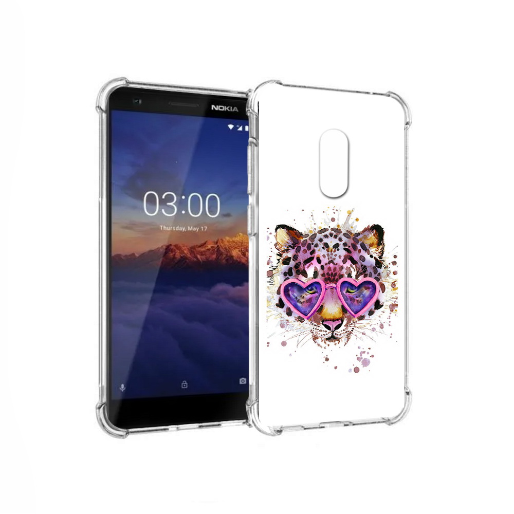 

Чехол MyPads Tocco для Nokia 3.1 модный леопард (PT114125.119.480), Прозрачный, Tocco