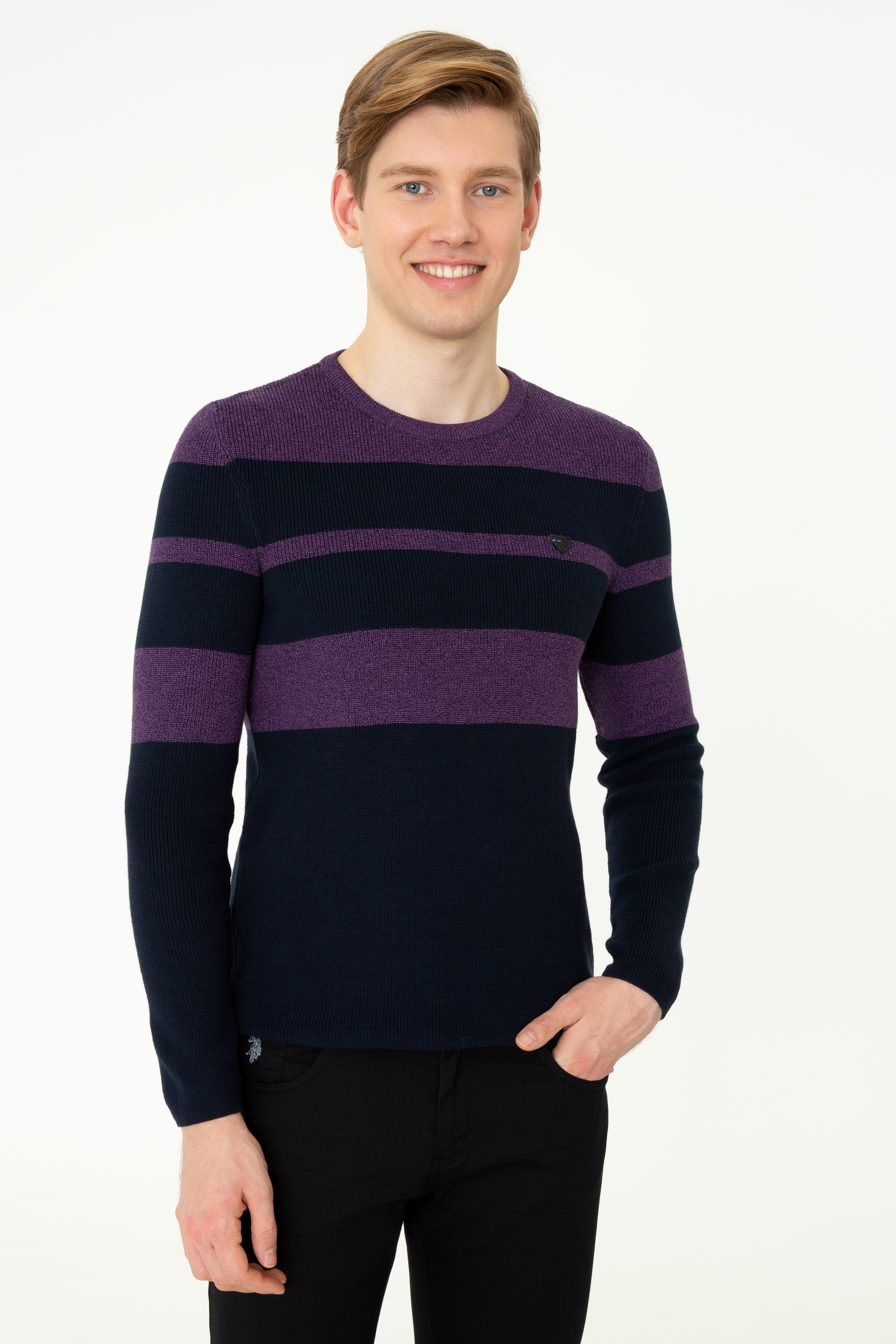 

Джемпер мужской U.S. POLO Assn. G081SZ0TK0PINEDA синий 2XL, G081SZ0TK0PINEDA
